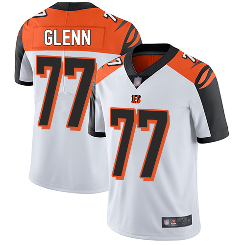 Cincinnati Bengals Limited White Men Cordy Glenn Road Jersey NFL Footballl #77 Vapor Untouchable->cincinnati bengals->NFL Jersey